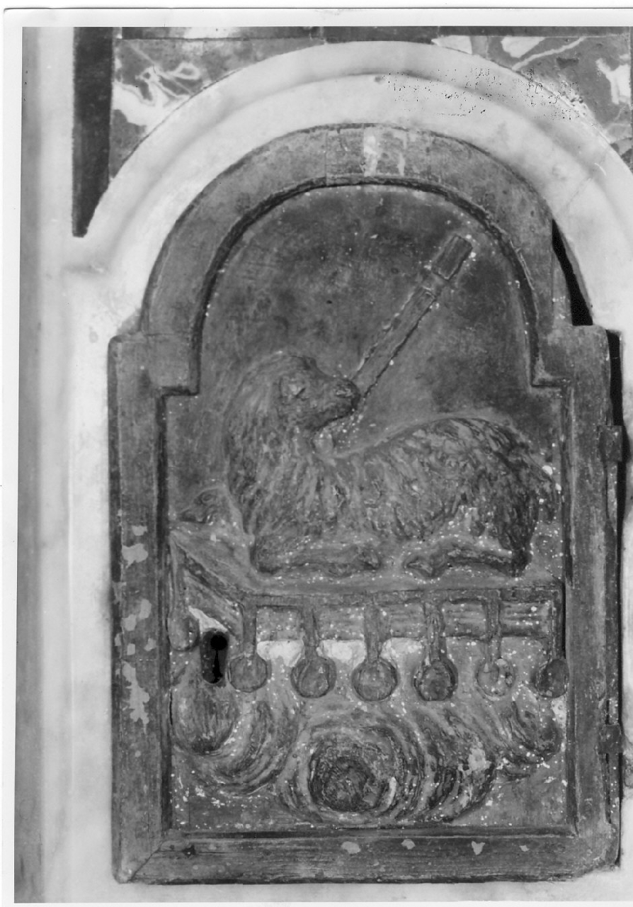 sportello di tabernacolo, elemento d'insieme - bottega Italia meridionale (sec. XVIII)