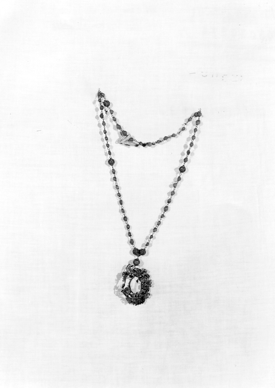 corona del rosario, opera isolata - bottega calabrese (sec. XX)