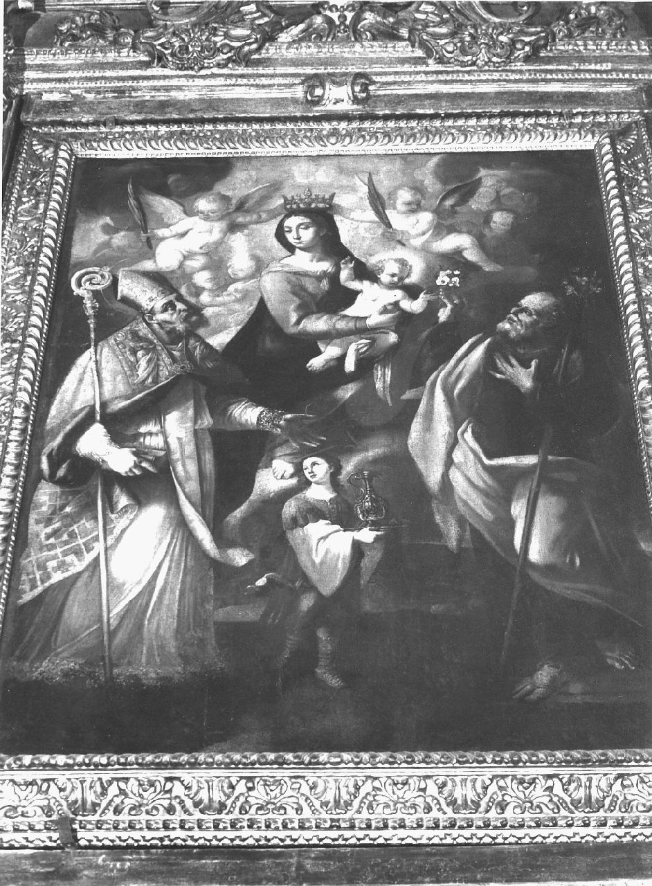 Madonna con Bambino e Santi (dipinto, opera isolata) - ambito Italia meridionale (sec. XVIII)