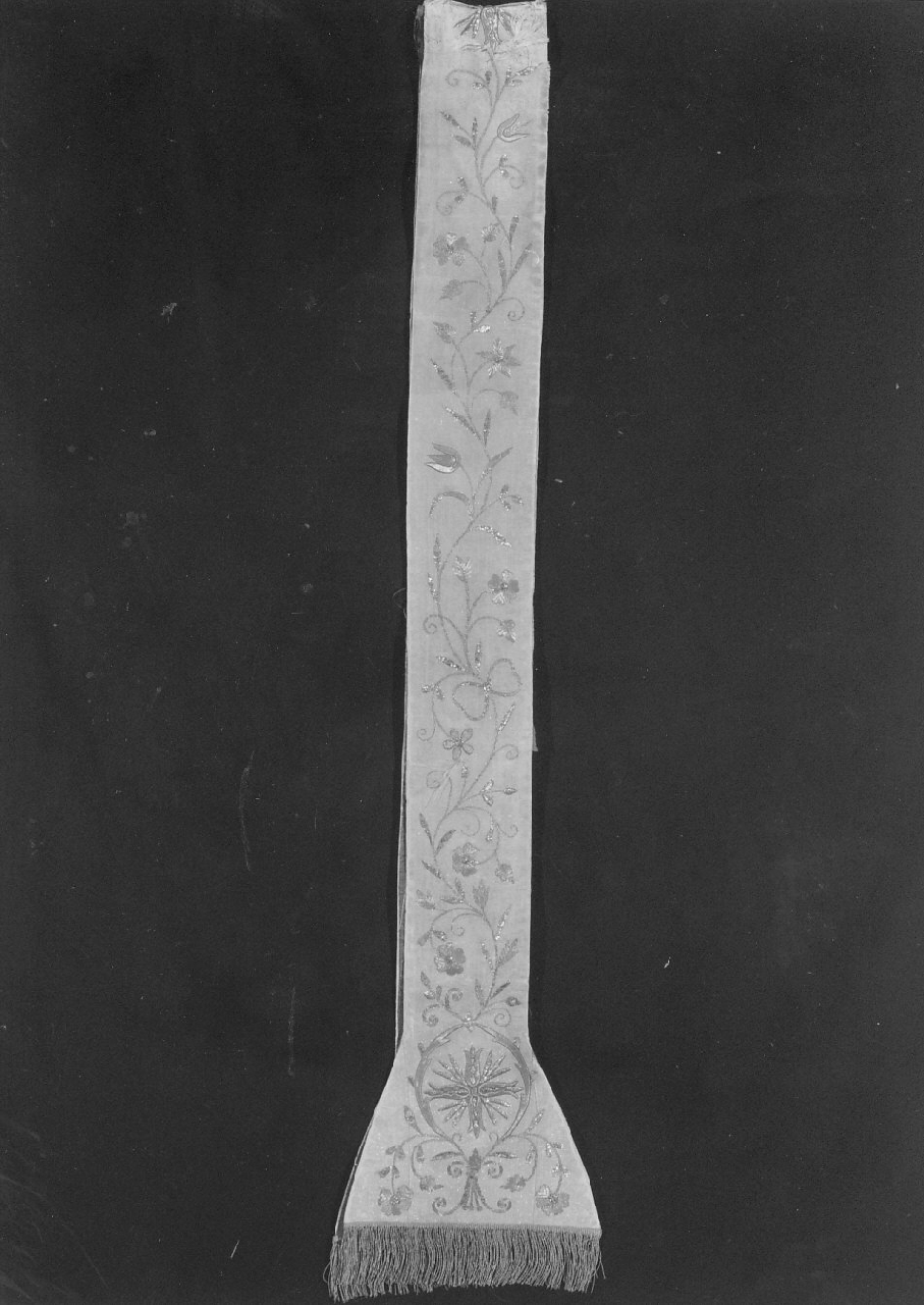 stola, opera isolata - manifattura calabrese (sec. XIX)