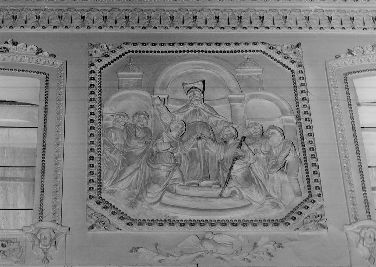 Sposalizio di Maria Vergine (rilievo, elemento d'insieme) - bottega calabrese (sec. XIX)