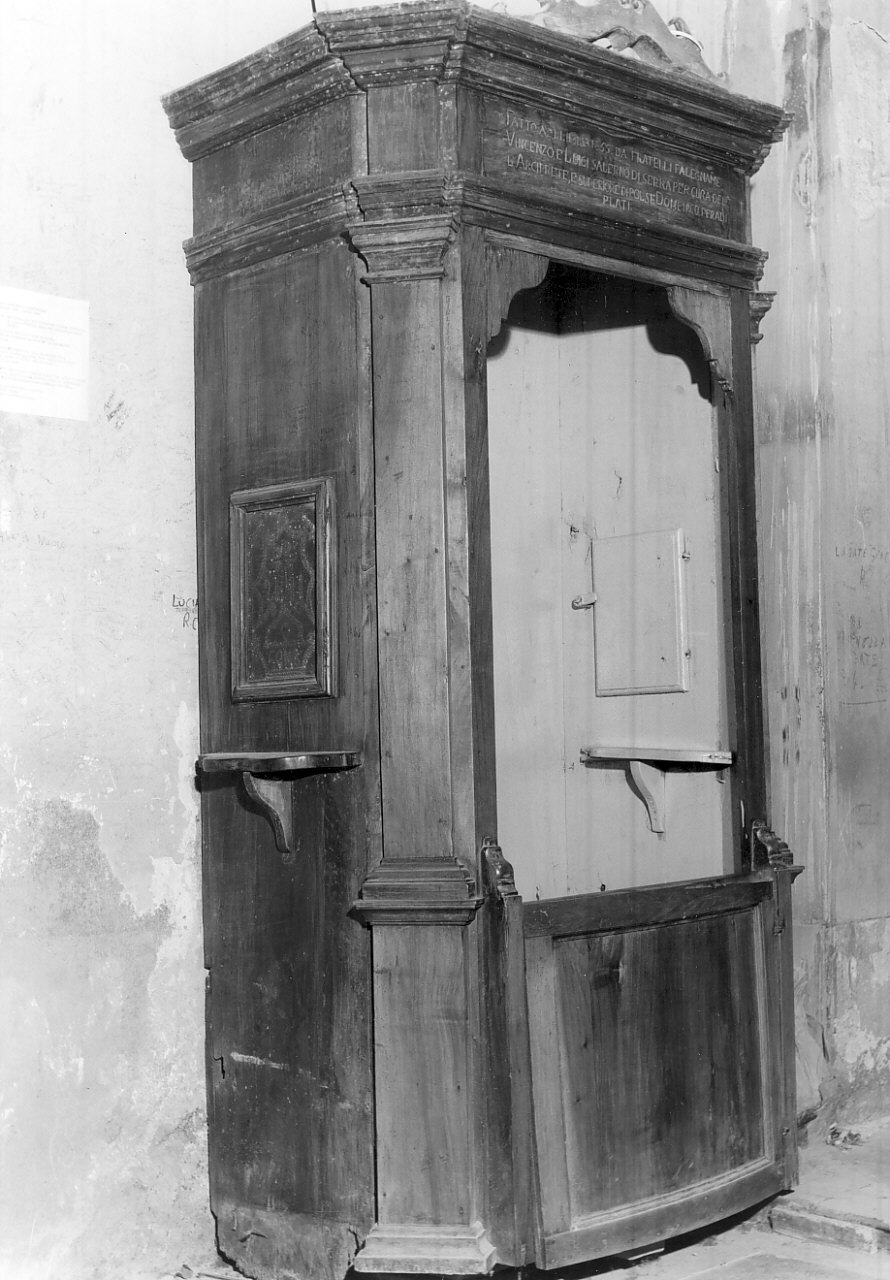 confessionale, serie di Salerno Vincenzo, Salerno Luigi (sec. XIX)