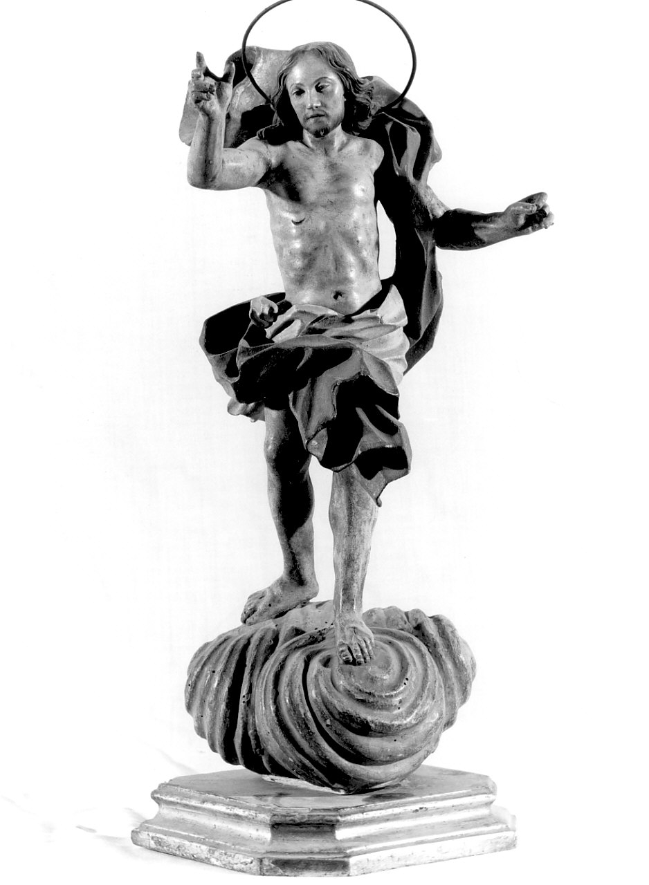 Cristo redentore benedicente (statua, opera isolata) - bottega calabrese (sec. XVIII)