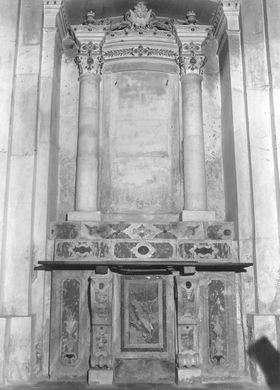 altare, opera isolata - bottega Italia meridionale (fine/inizio secc. XVIII/ XIX)