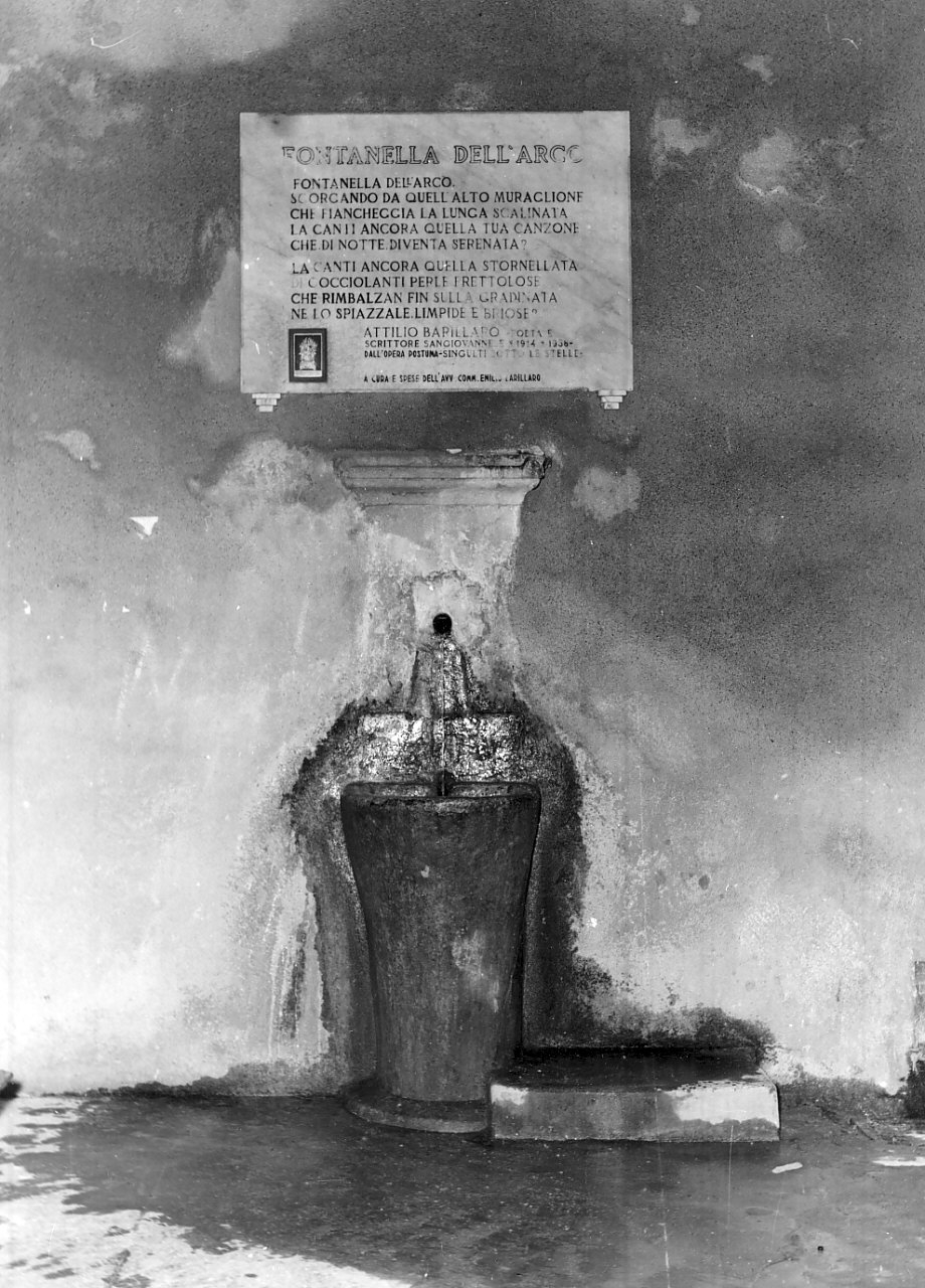 lapide - bottega calabrese (fine/inizio secc. XIX/ XX)