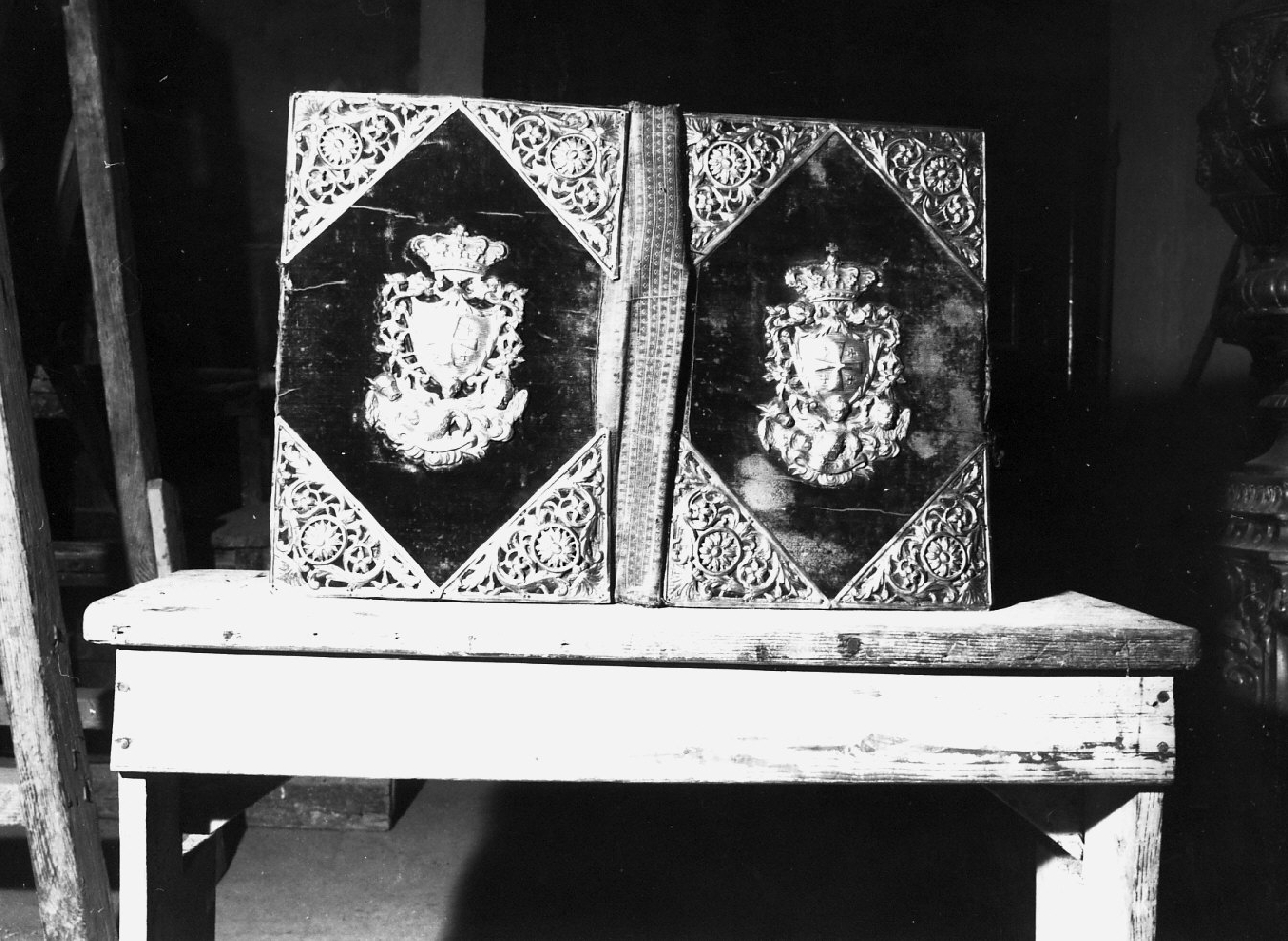 coperta di libro liturgico - bottega messinese (sec. XIX)