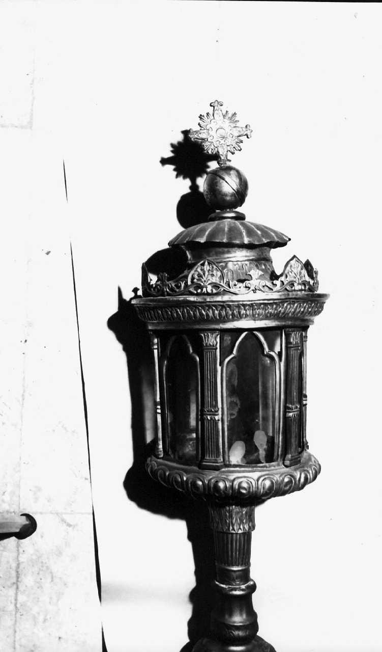 lanterna processionale, serie di Rossi Giuseppe (sec. XIX)