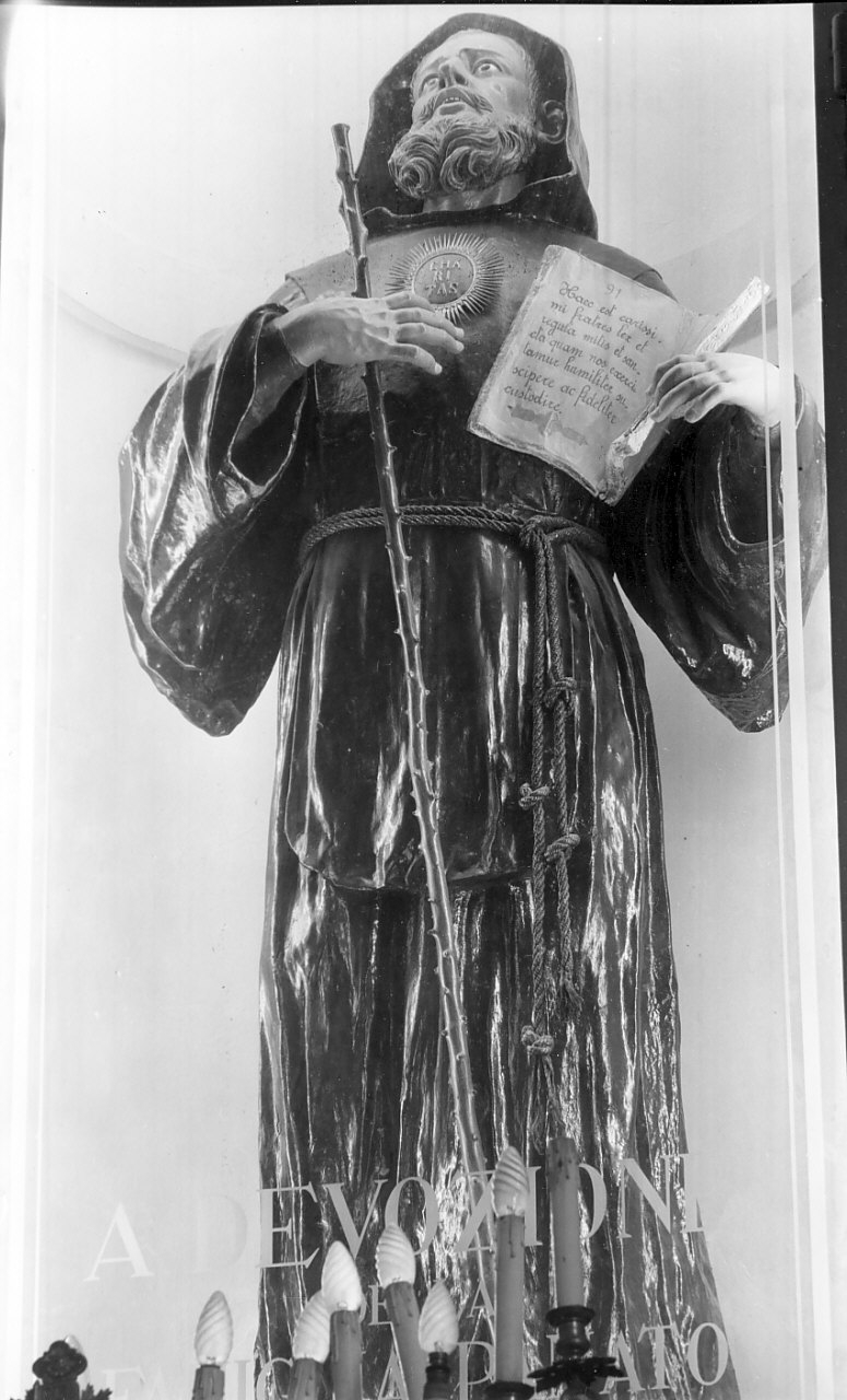San Francesco di Paola (statua, opera isolata) - bottega calabrese (sec. XIX)