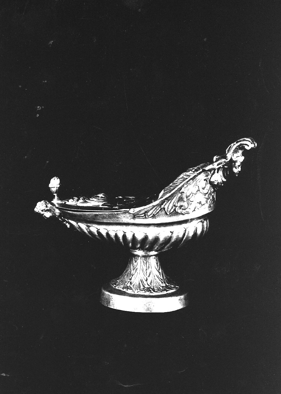 navicella portaincenso, opera isolata - bottega napoletana (sec. XIX)