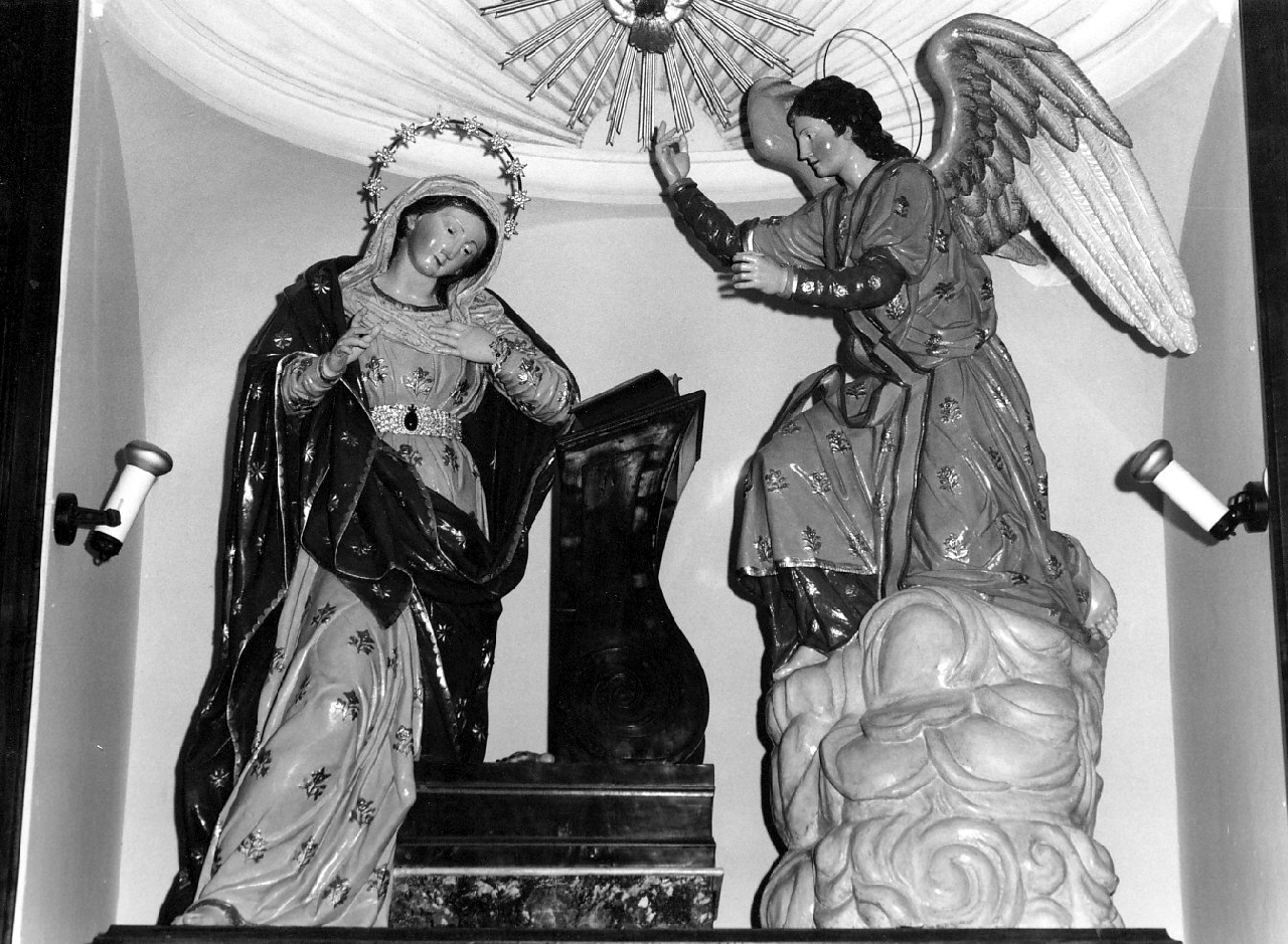 Annunciazione (statua, opera isolata) di Testa Arcangelo (sec. XIX)
