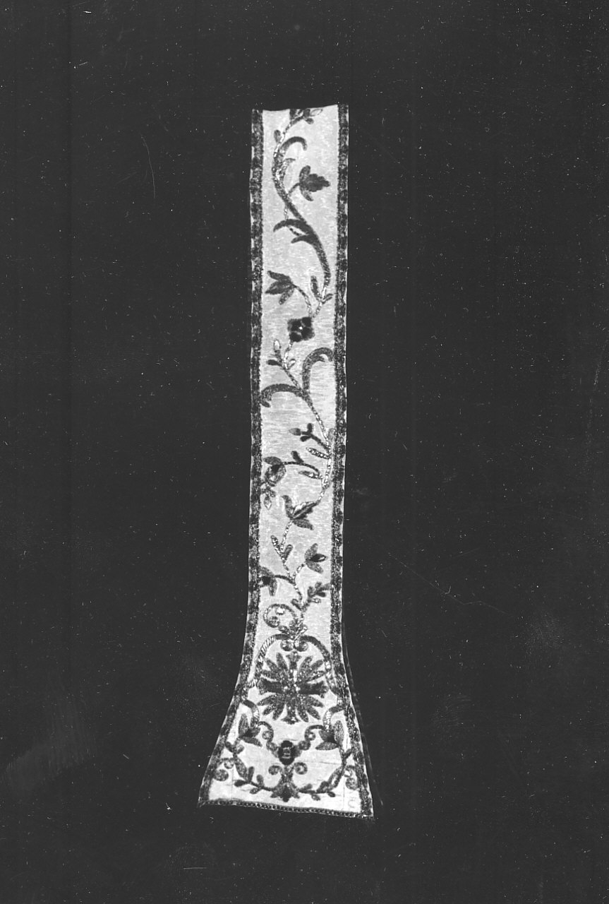 stola, opera isolata - manifattura calabrese (sec. XIX)