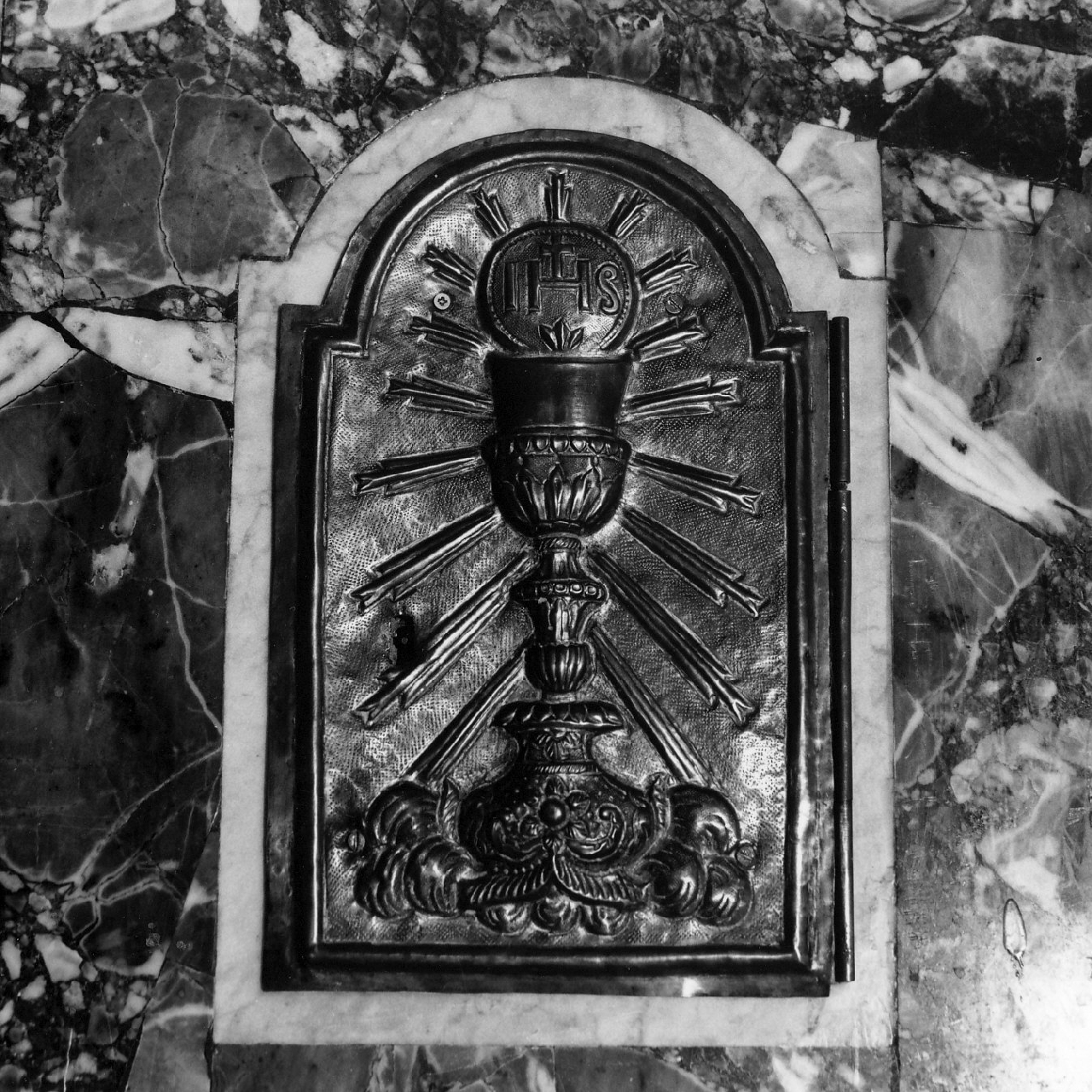 sportello di tabernacolo, opera isolata - bottega Italia meridionale (secondo quarto sec. XX)