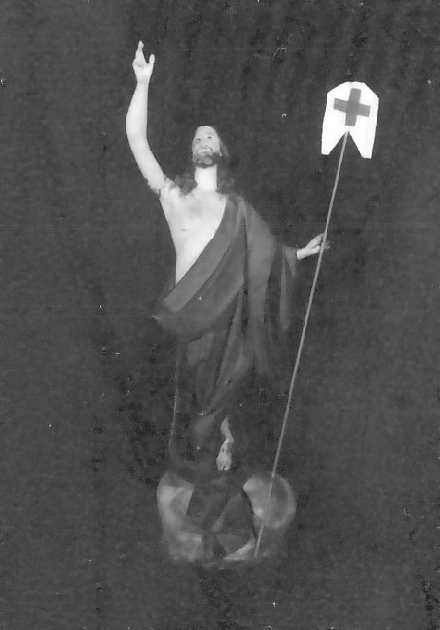 Cristo risorto (statua) - bottega Italia meridionale (inizio sec. XX)