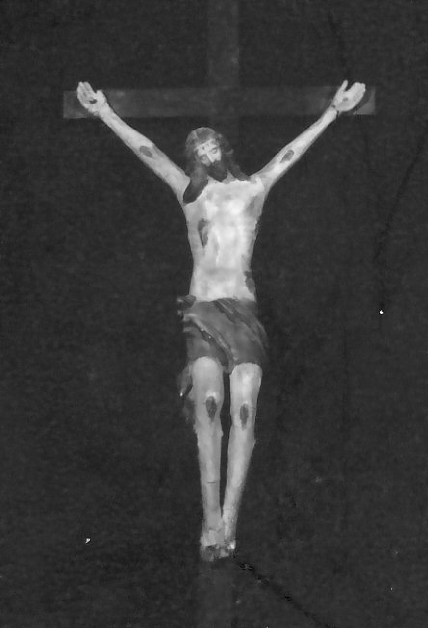 crocifisso - bottega calabrese (sec. XIX)