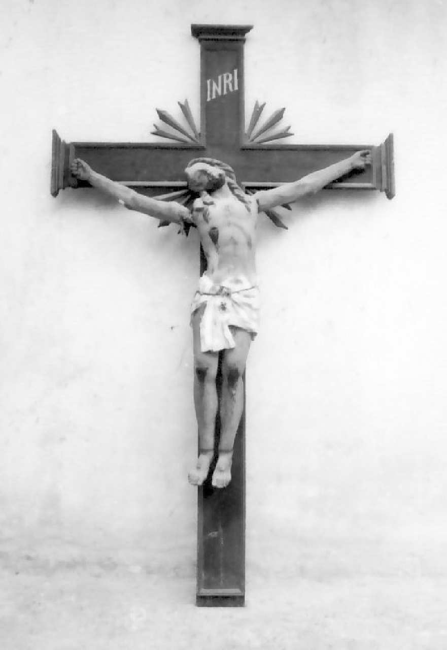 crocifisso - bottega Italia meridionale (fine/inizio secc. XIX/ XX)