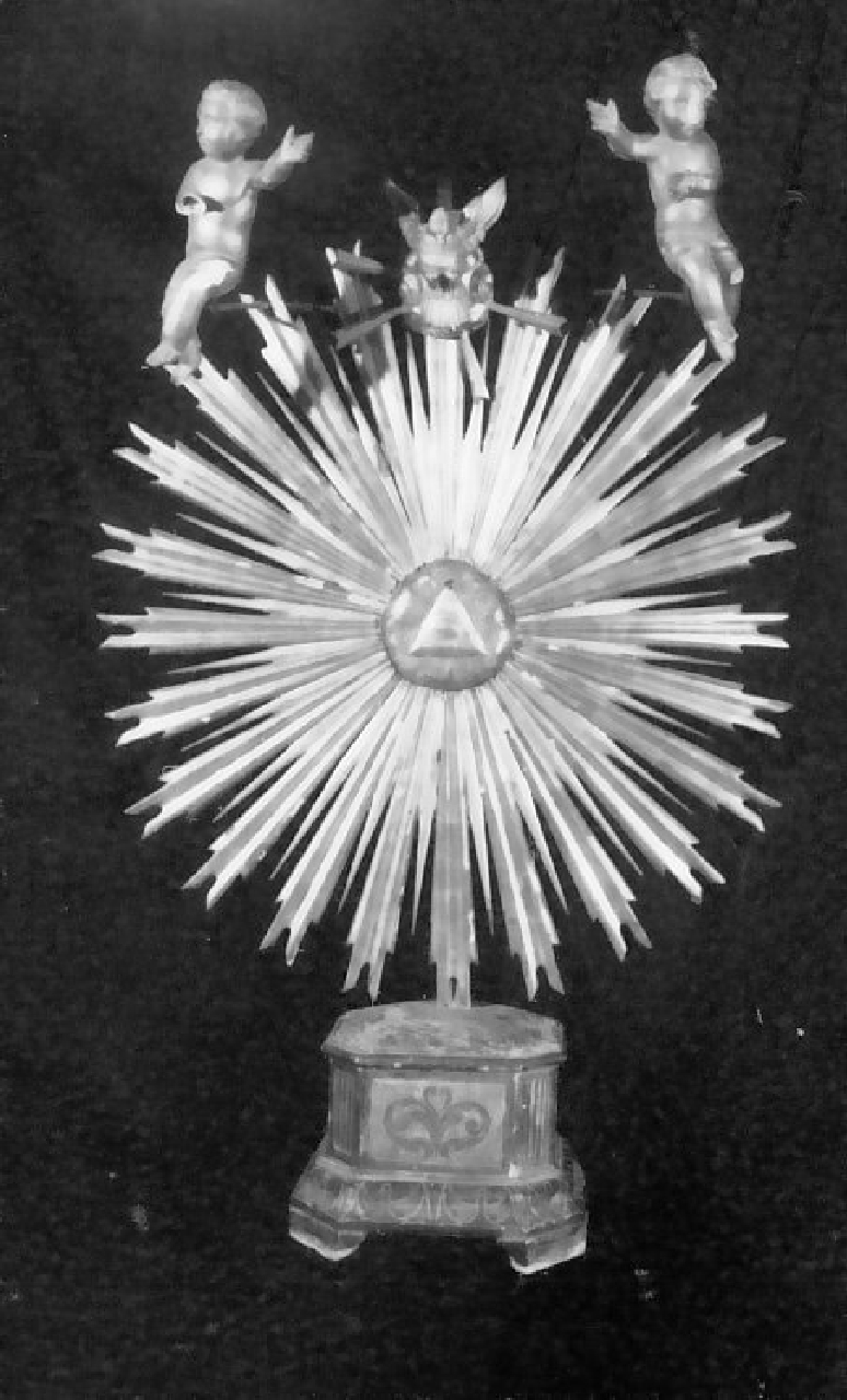 baldacchino di tronetto per esposizione eucaristica - bottega Italia meridionale (sec. XIX)