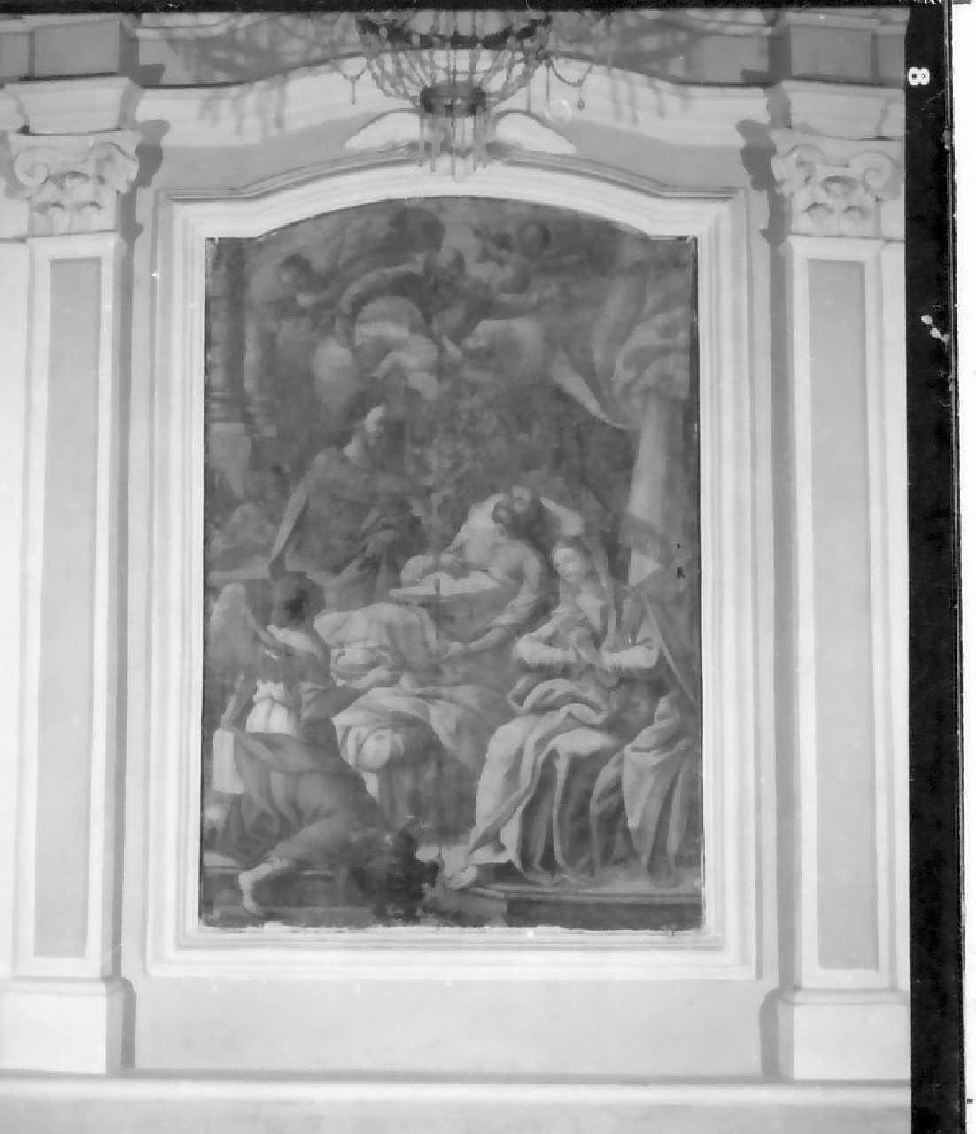 morte di San Giuseppe (dipinto) di Grimaldi Salvatore (sec. XVIII)