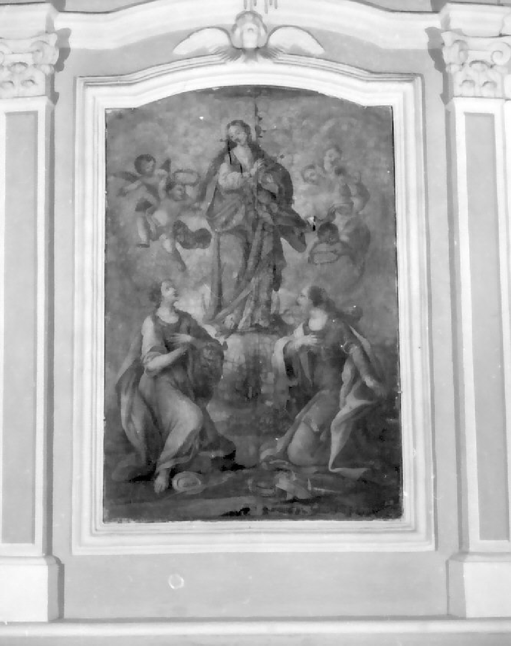 Madonna Immacolata e Santi (dipinto) di Grimaldi Salvatore (sec. XVIII)
