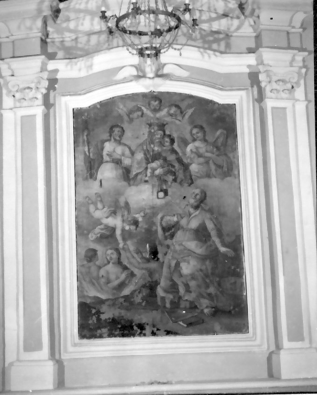 Madonna del Carmelo (dipinto) di Grimaldi Salvatore (sec. XVIII)