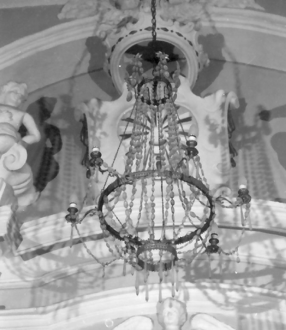 lampadario - bottega Italia meridionale (sec. XIX)