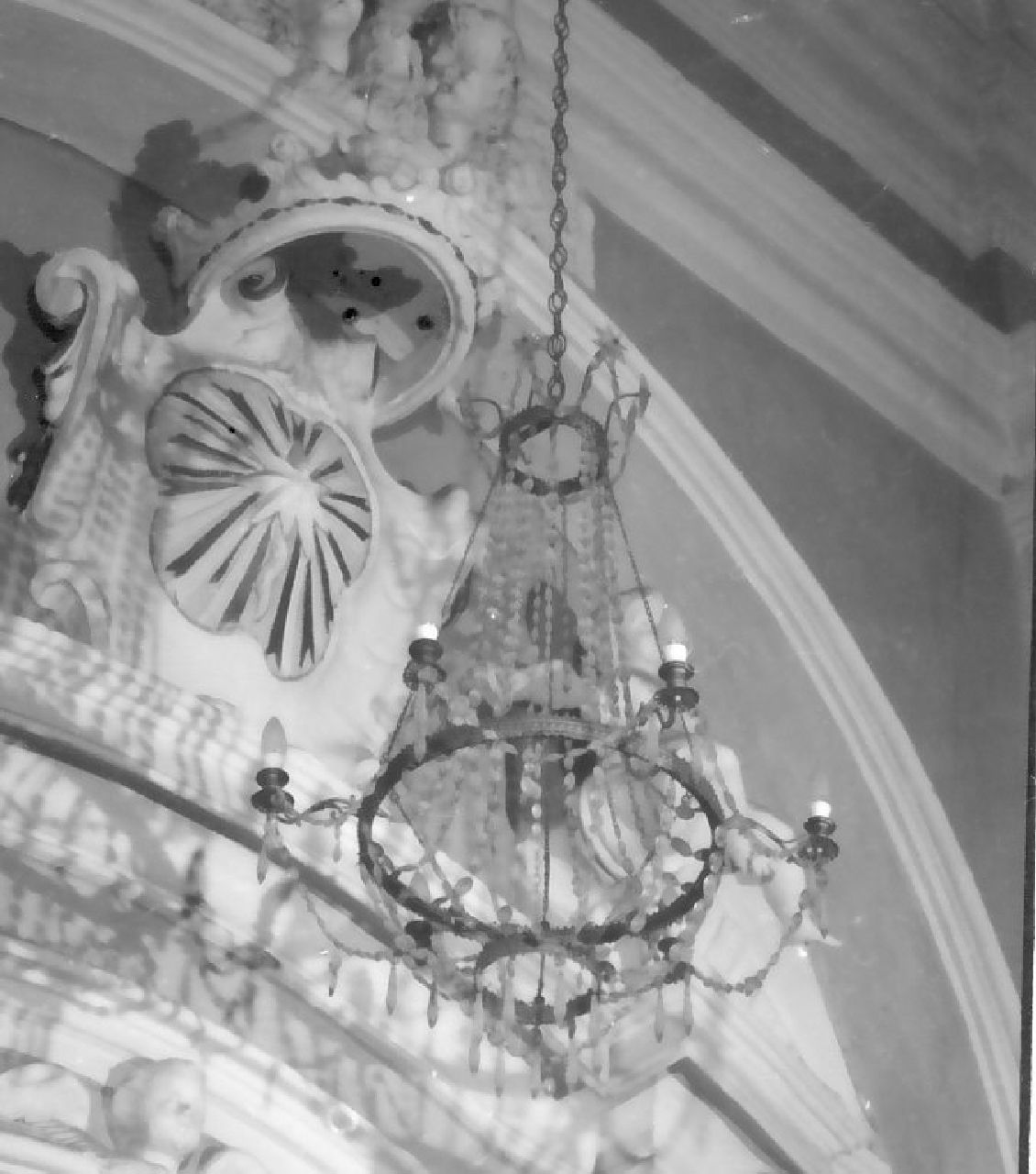 lampadario - bottega Italia meridionale (sec. XIX)