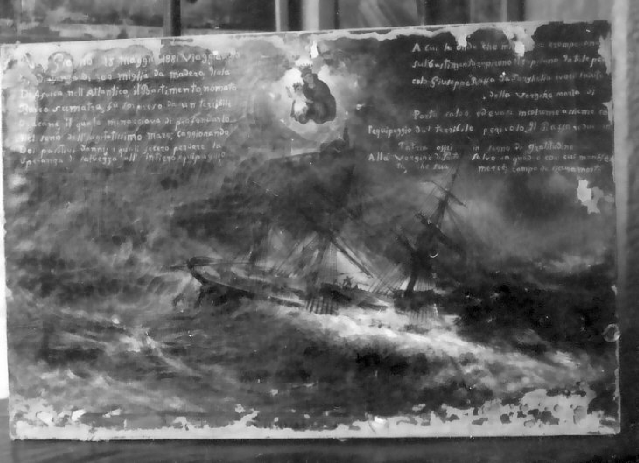 miracolo della Madonna (dipinto) - ambito calabrese (seconda metà sec. XIX)