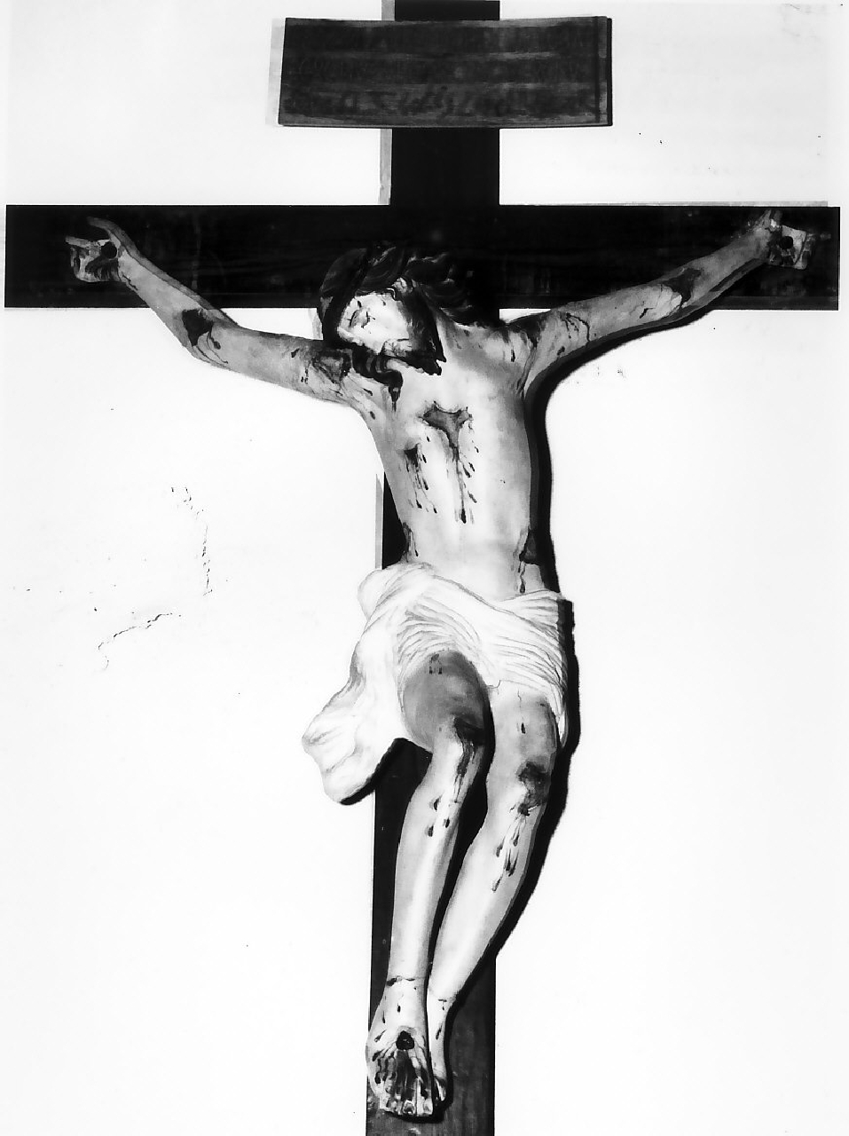 crocifisso, opera isolata - bottega calabrese (sec. XVIII)