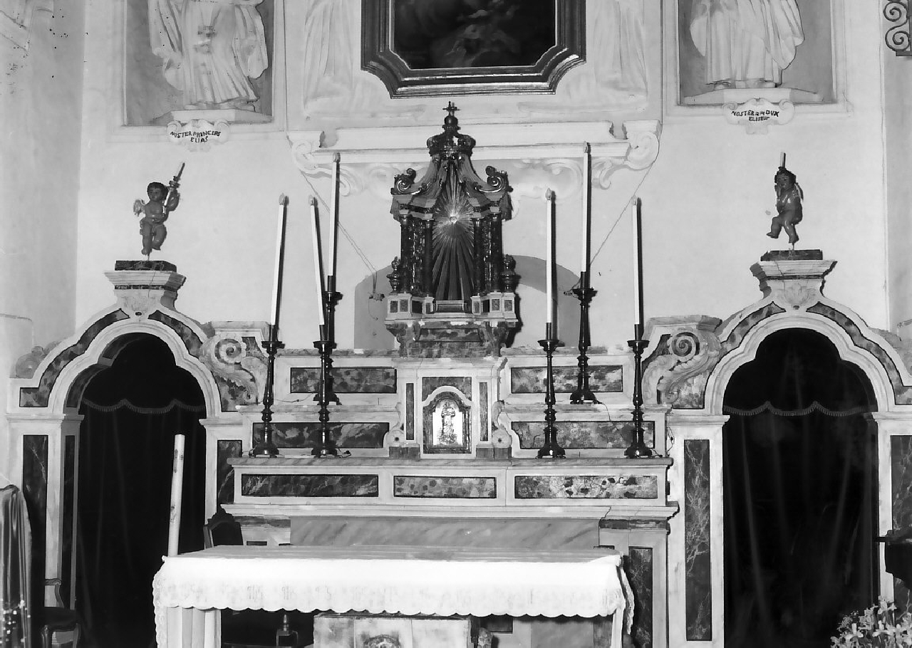 altare, complesso decorativo - bottega calabrese (sec. XVIII)