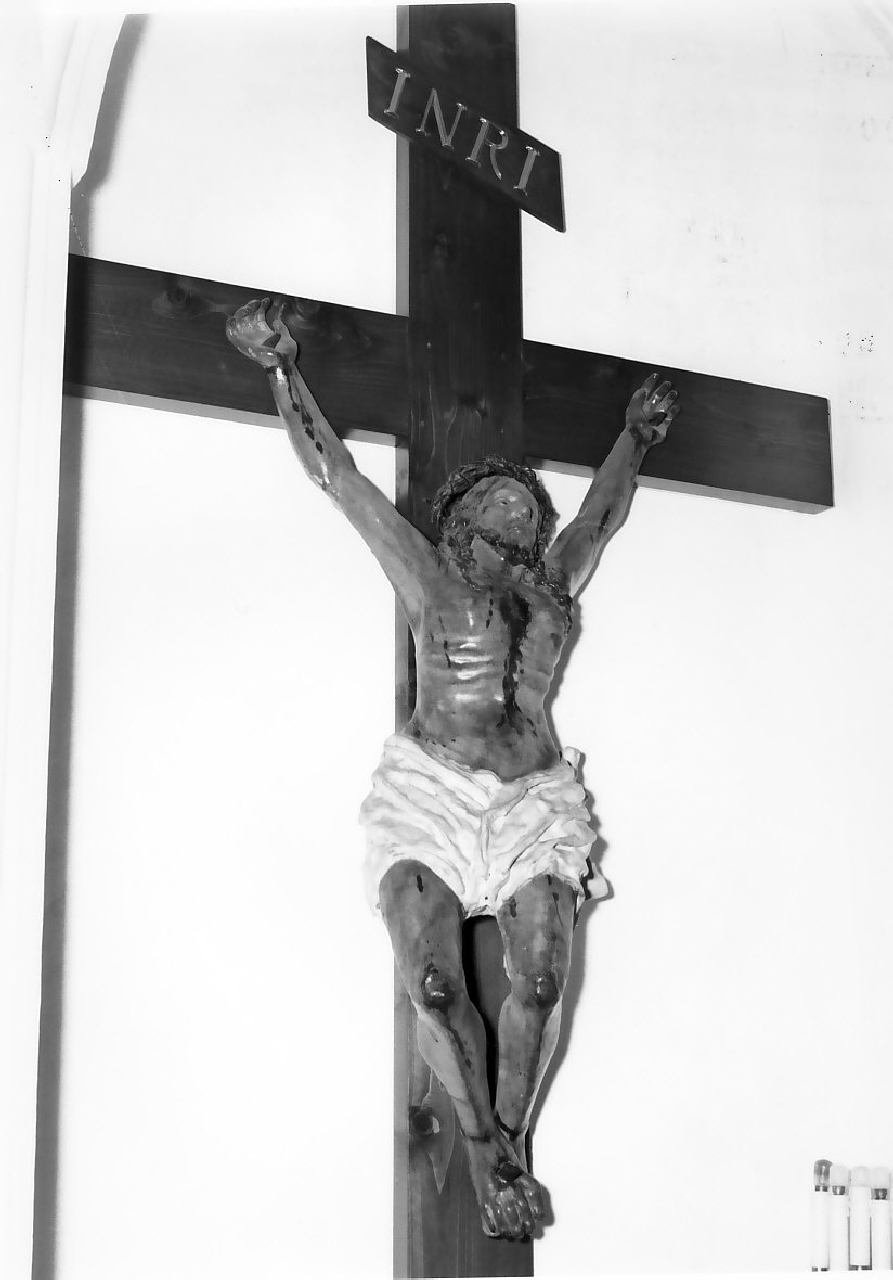 crocifisso, opera isolata - bottega Italia meridionale (sec. XVIII)