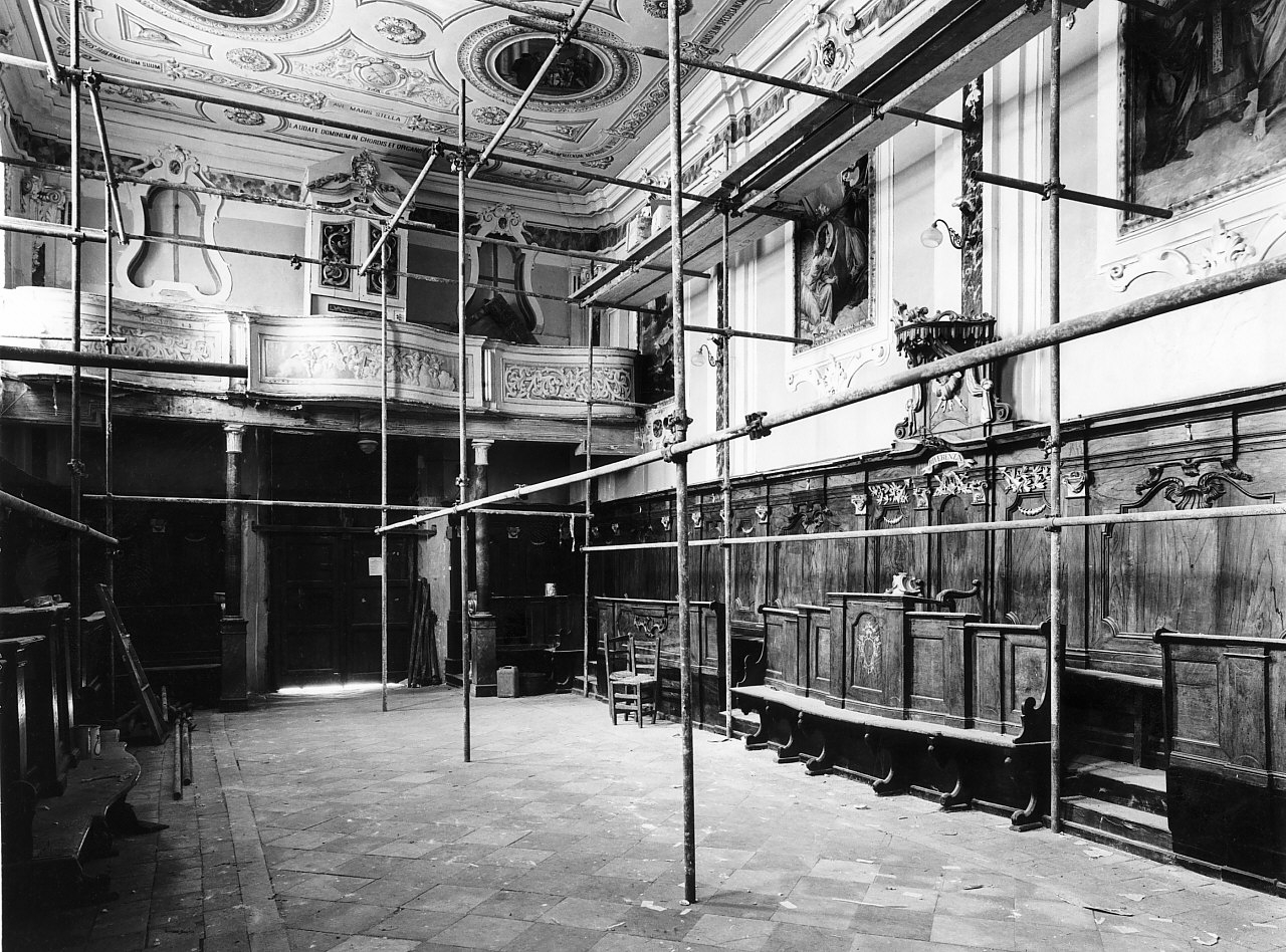 stalli del coro, opera isolata - bottega calabrese (sec. XIX)