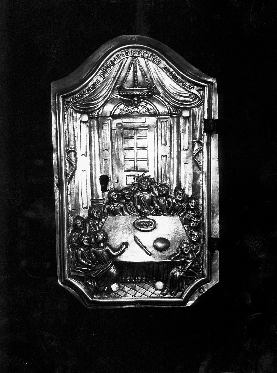 sportello di tabernacolo, opera isolata di Iaccarino Gennaro (sec. XIX)