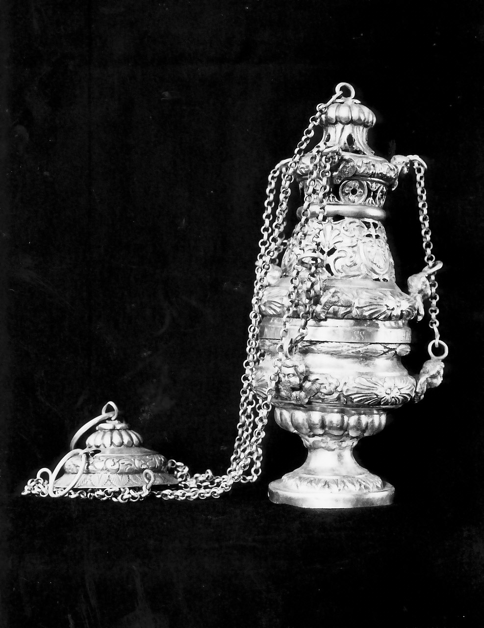 turibolo, opera isolata - bottega Italia meridionale (metà sec. XIX)