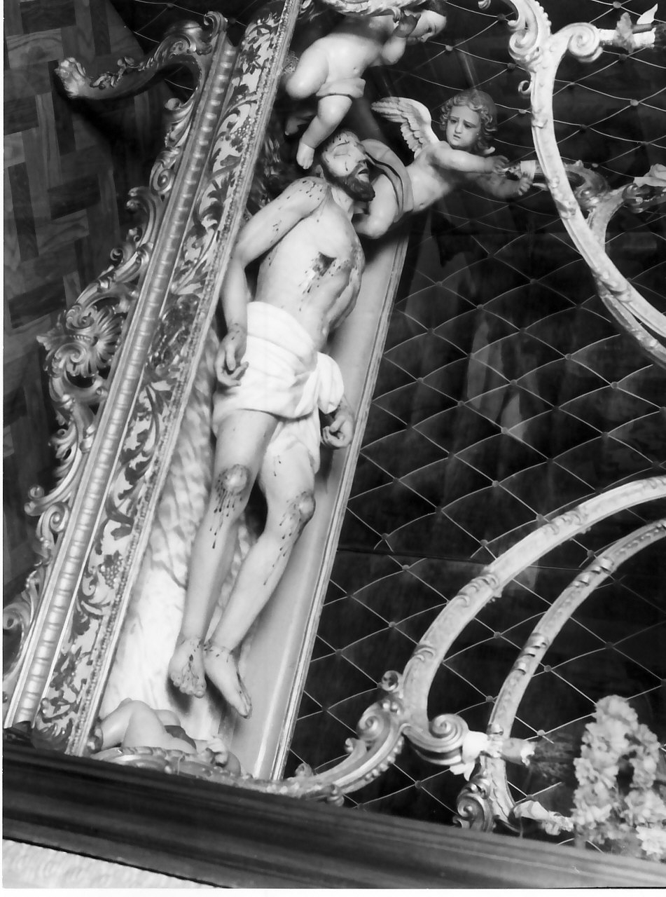 Cristo morto (scultura, opera isolata) - bottega calabrese (sec. XIX)