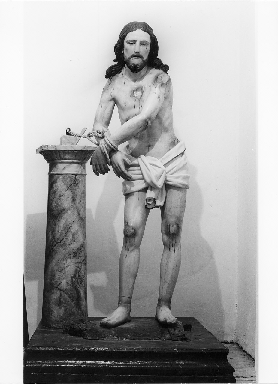 Cristo alla colonna (scultura, opera isolata) - bottega calabrese (sec. XIX)