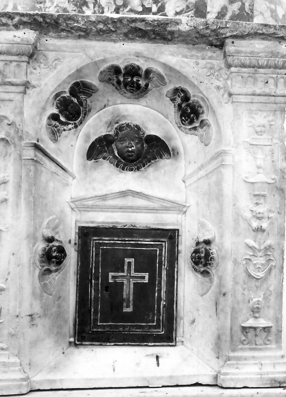 tabernacolo, opera isolata - bottega Italia meridionale (sec. XVI)