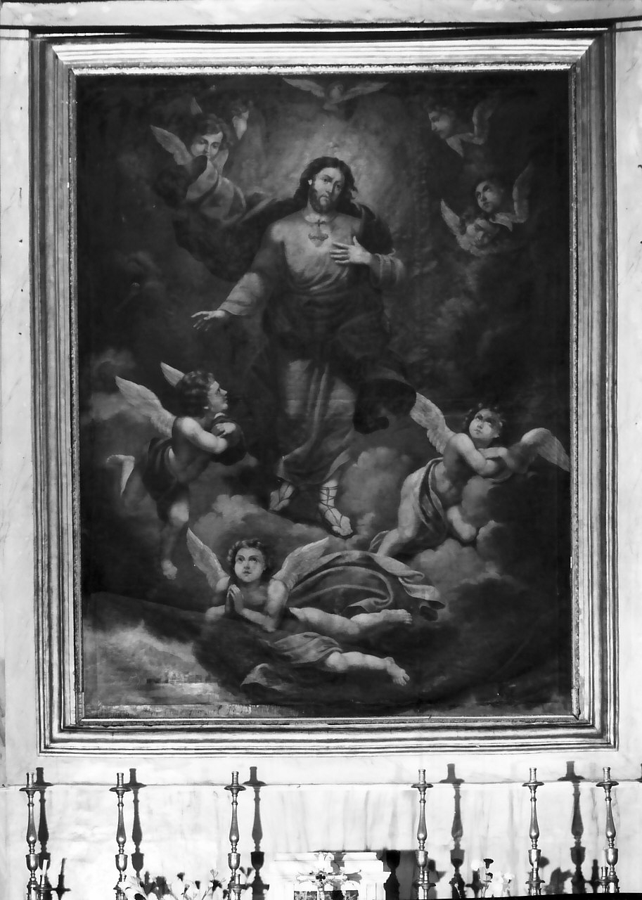 Cristo in gloria (dipinto, opera isolata) di Aloi Brunetto (sec. XIX)