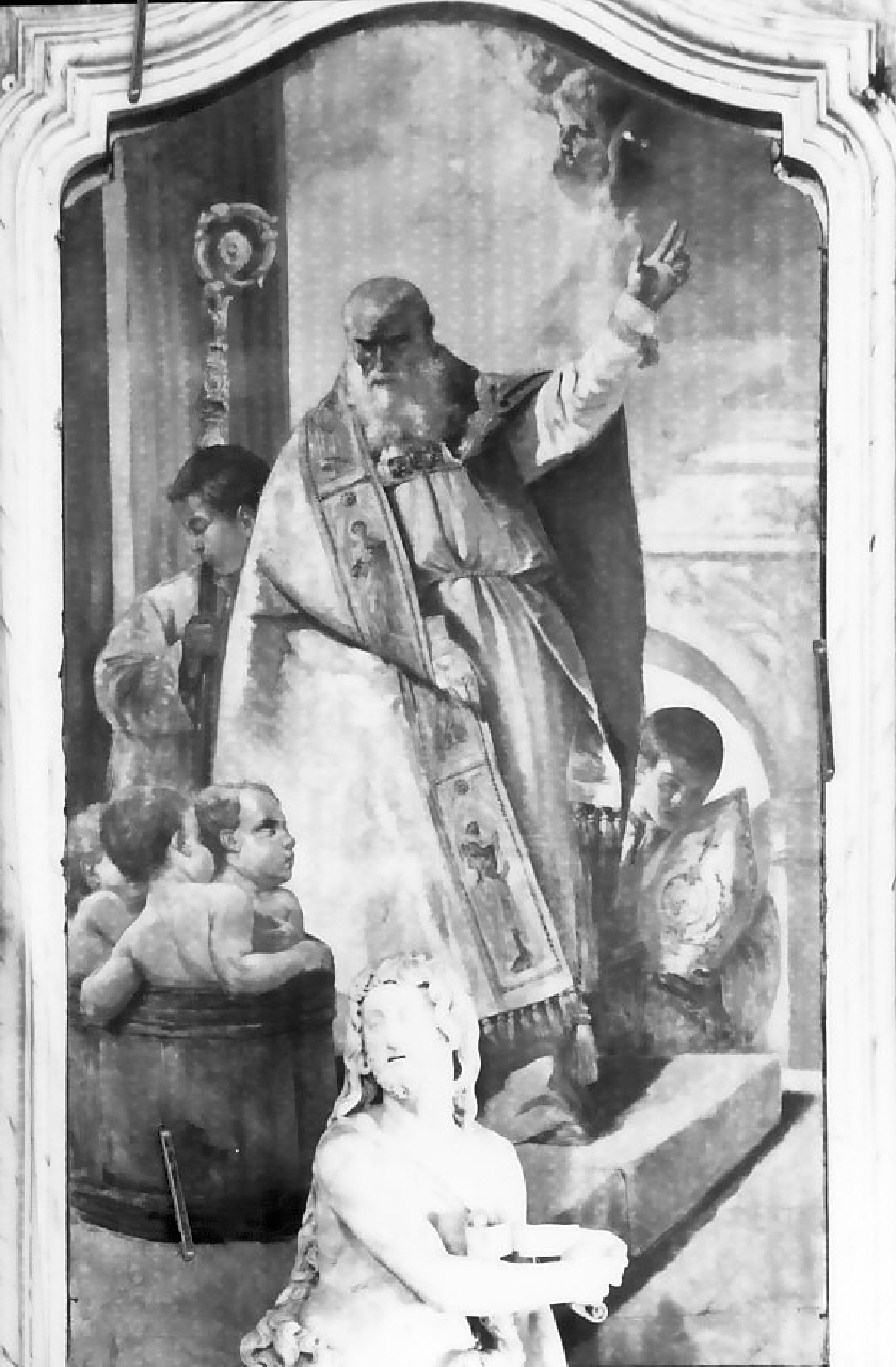 San Nicola di Bari resuscita i tre fanciulli (dipinto, opera isolata) - ambito napoletano (sec. XIX)