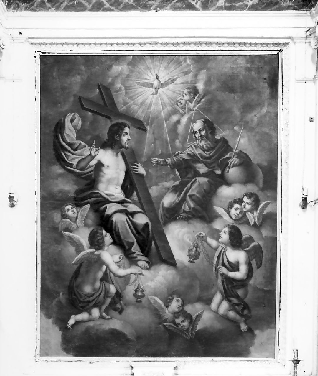 Trinità (dipinto, opera isolata) di Aloi Brunetto (sec. XIX)