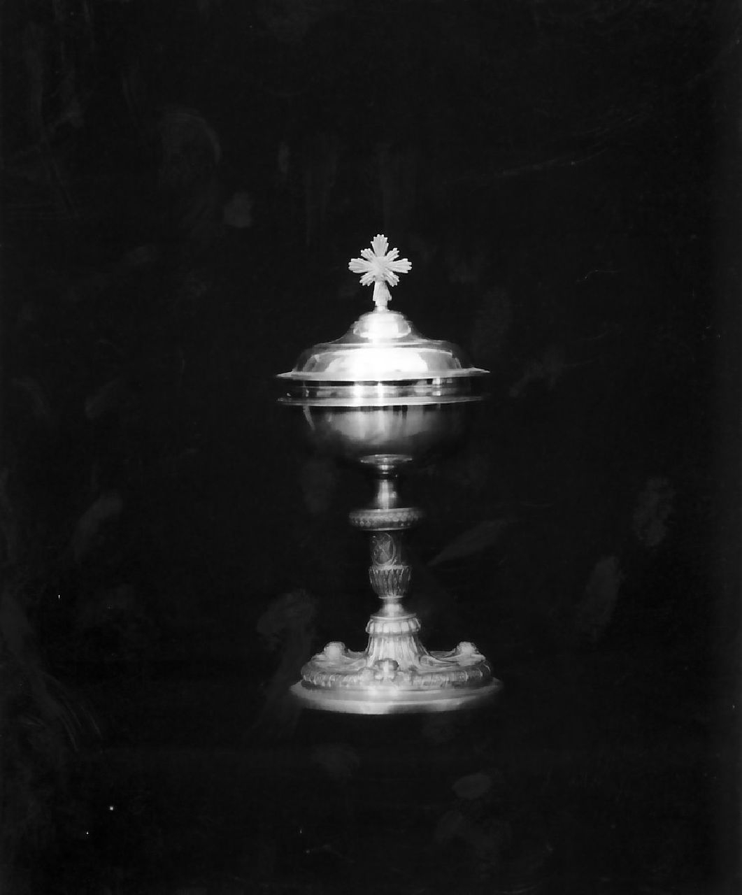 pisside, opera isolata - bottega napoletana (sec. XIX)