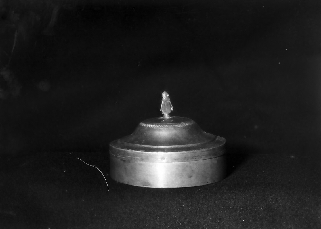 teca eucaristica, opera isolata - bottega napoletana (sec. XIX)