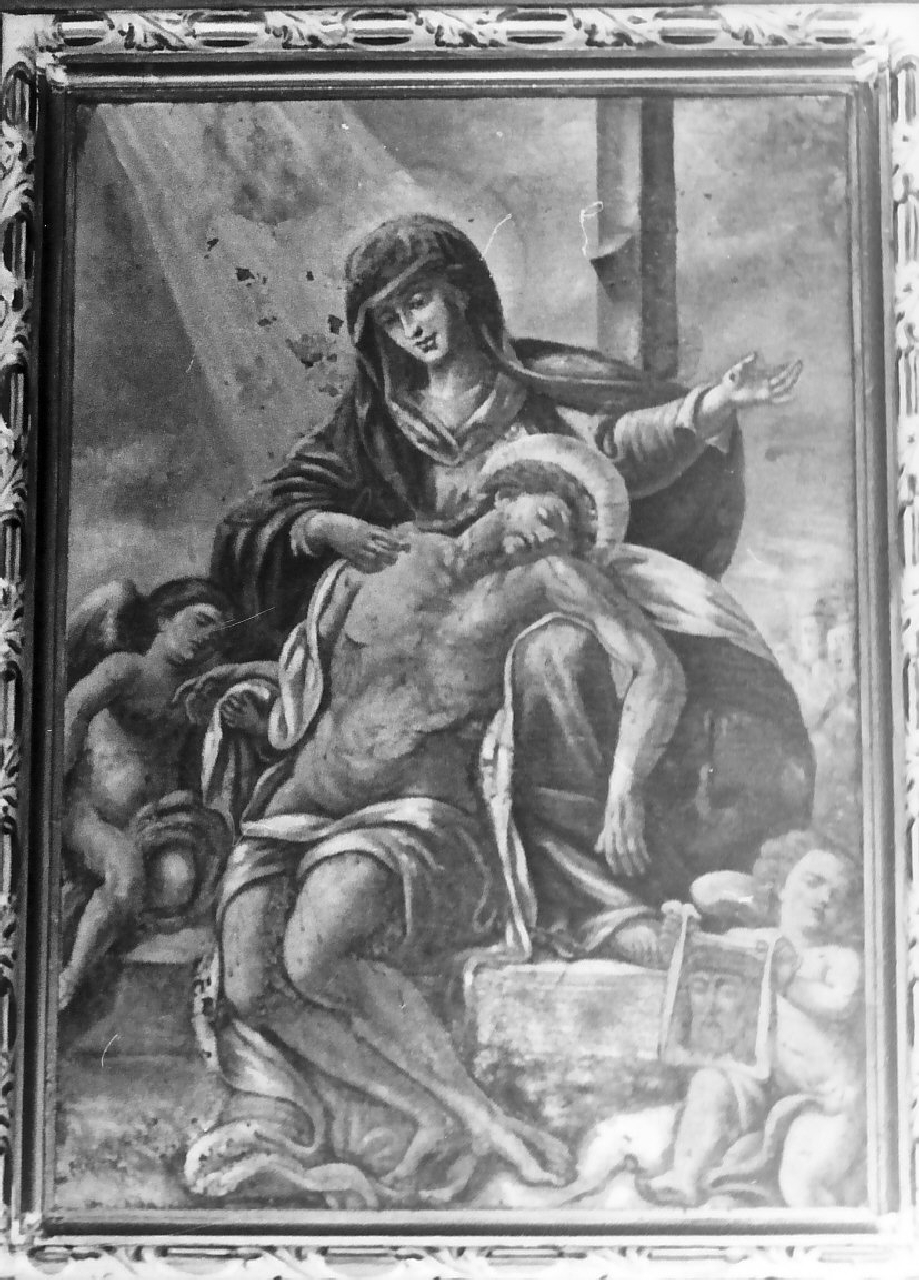 deposizione (dipinto, opera isolata) - ambito calabrese (sec. XIX)
