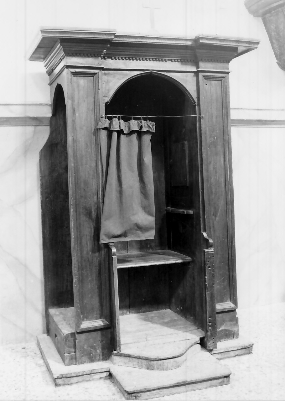 confessionale, opera isolata - bottega calabrese (sec. XIX)