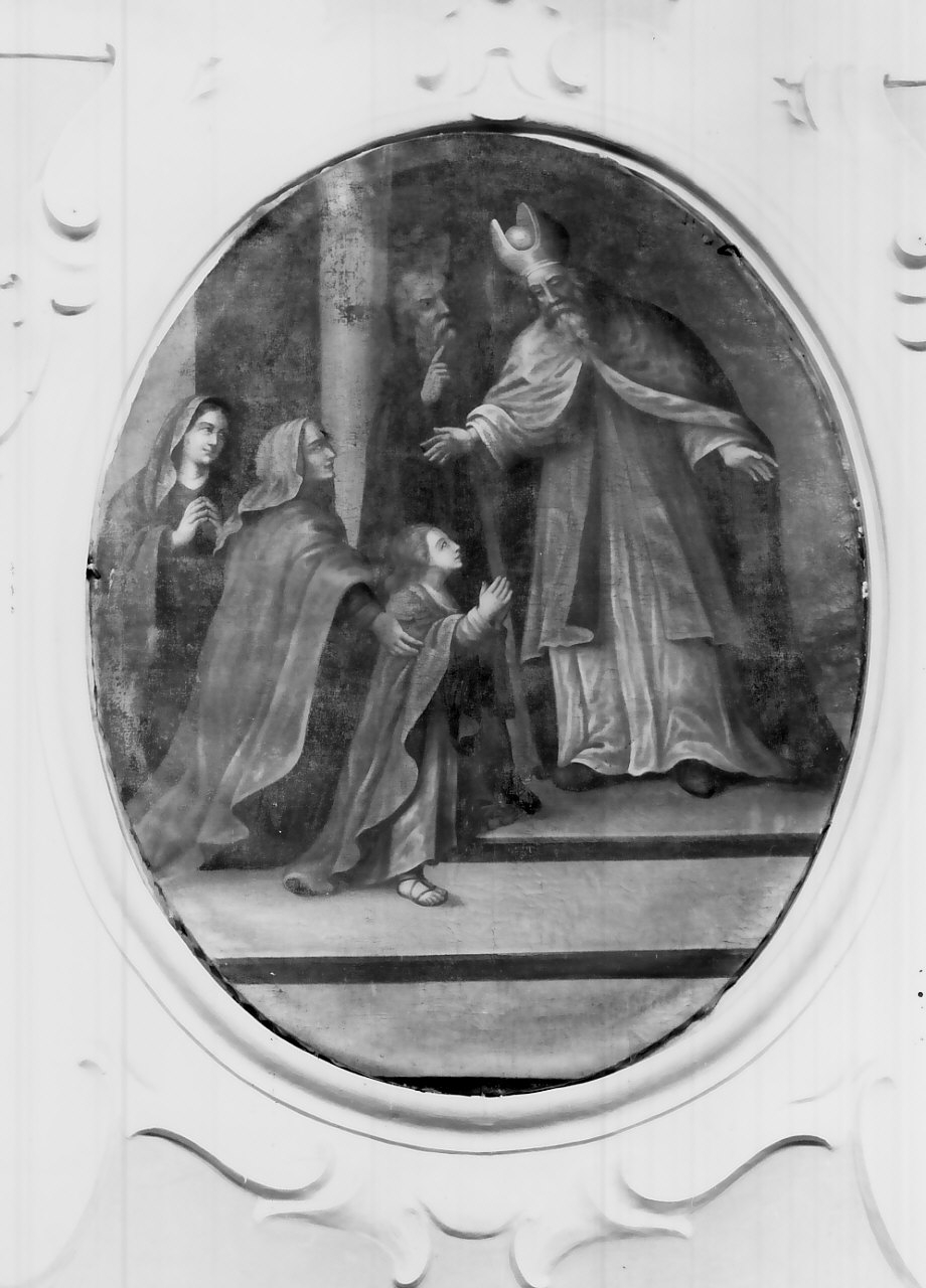 presentazione di Maria Vergine al tempio (dipinto, opera isolata) - ambito calabrese (inizio sec. XIX)