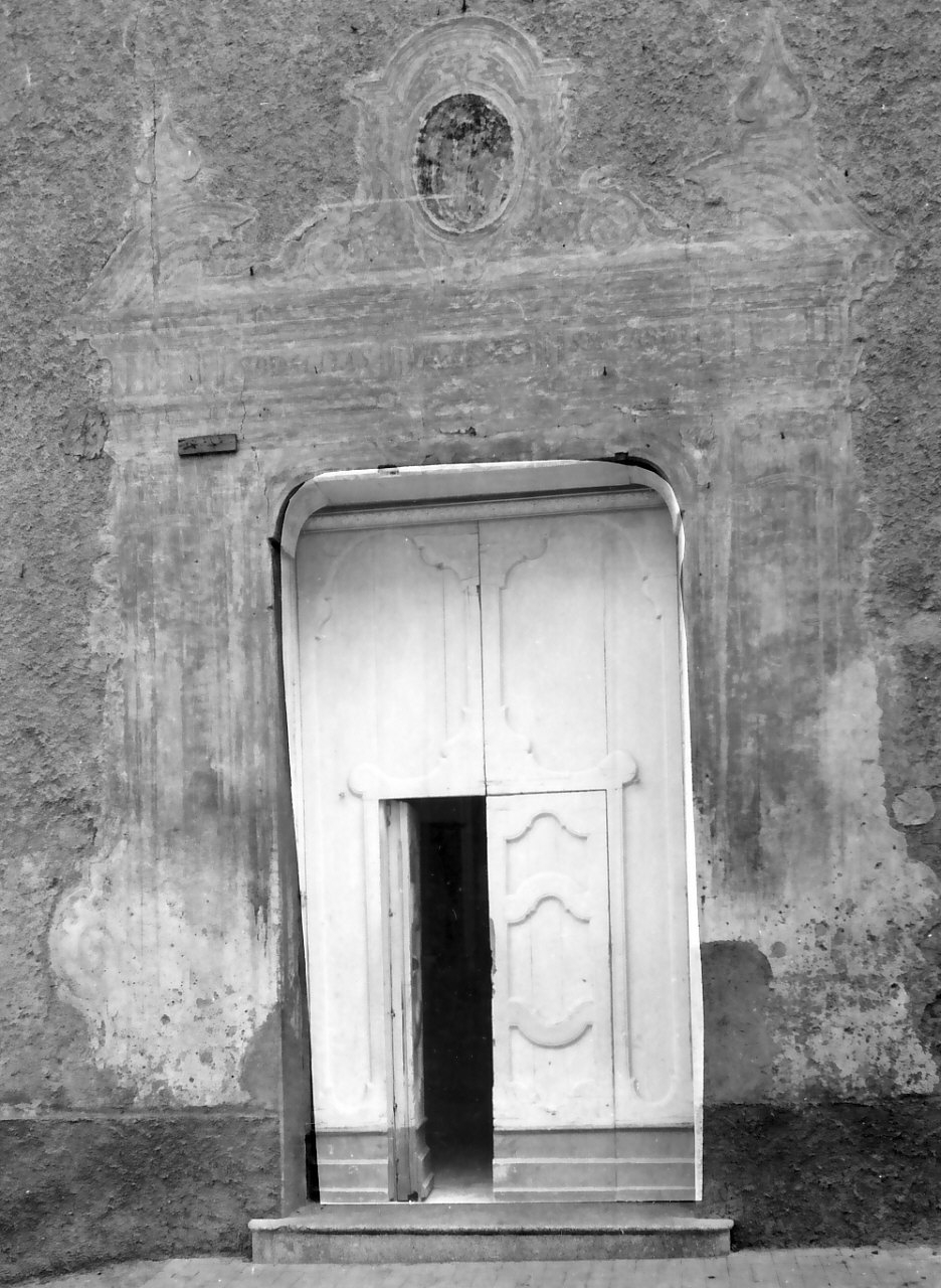 mostra di porta, opera isolata - bottega calabrese (sec. XVIII)