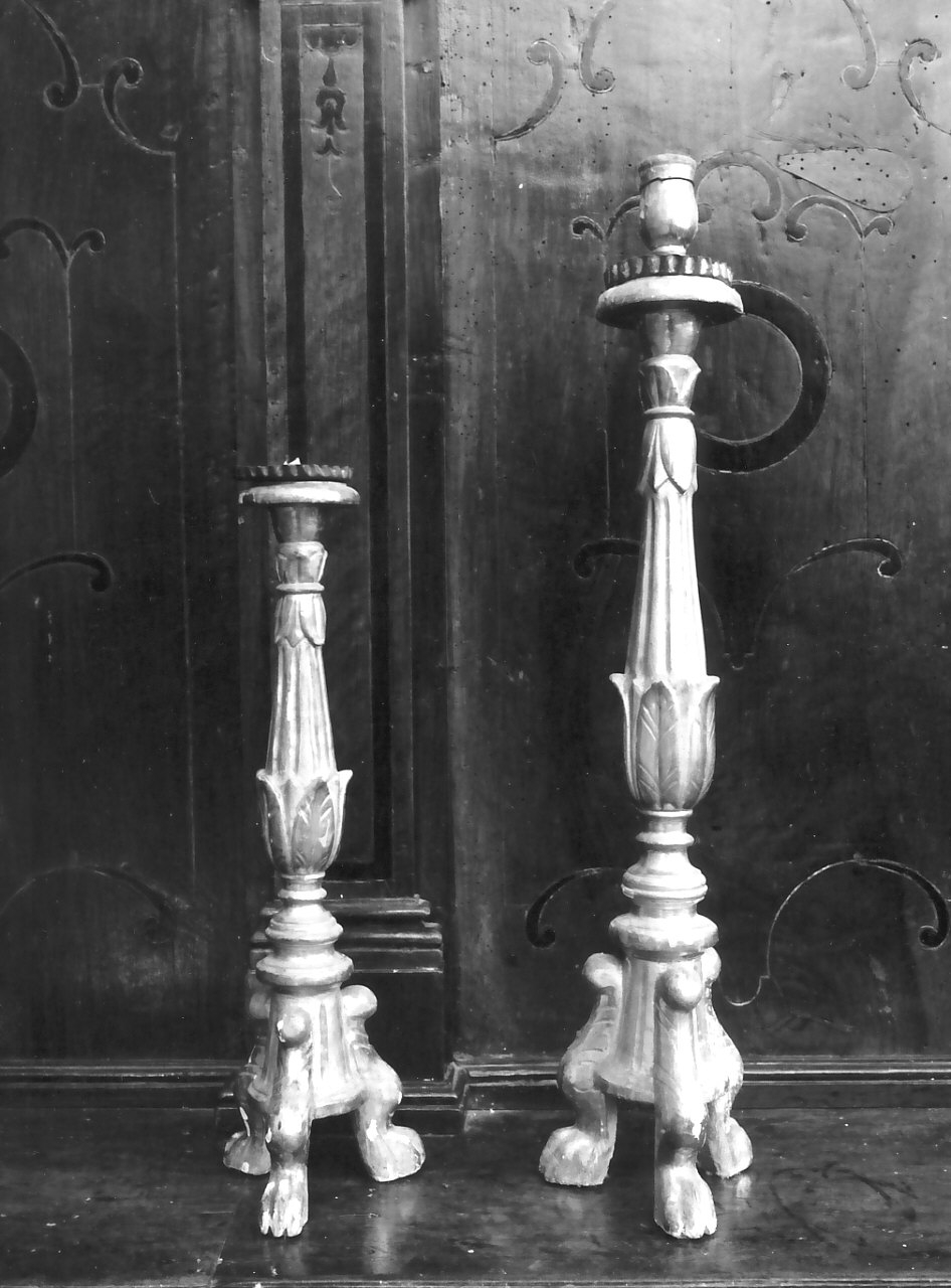 candelabro, serie - bottega calabrese (sec. XIX)