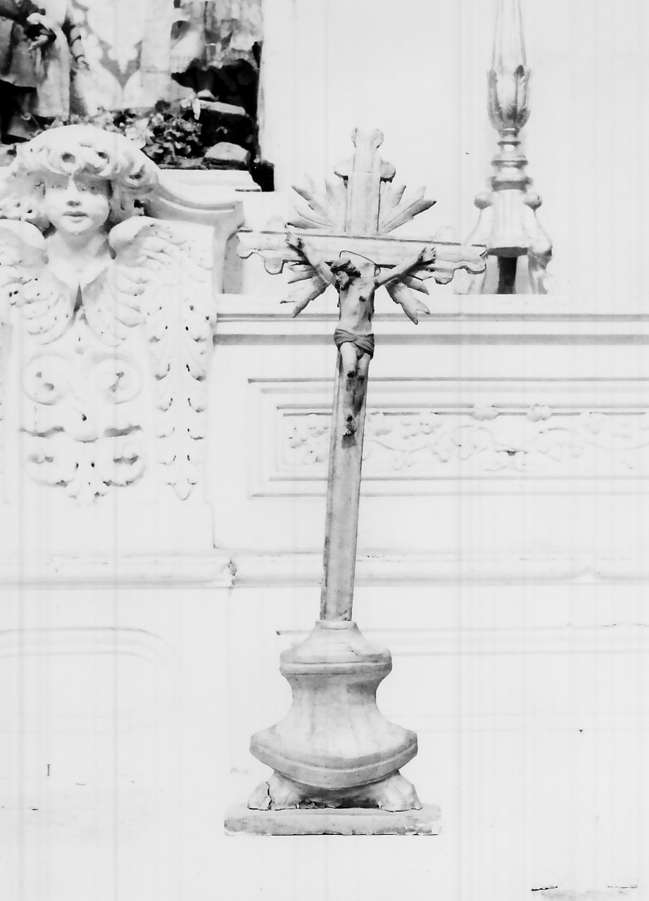 crocifisso, opera isolata - bottega calabrese (fine/inizio secc. XVIII/ XIX)