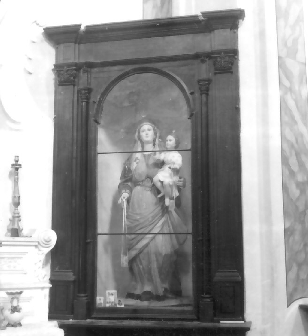 Madonna del Carmelo (statua, opera isolata) - bottega calabrese (fine/inizio secc. XVIII/ XIX)