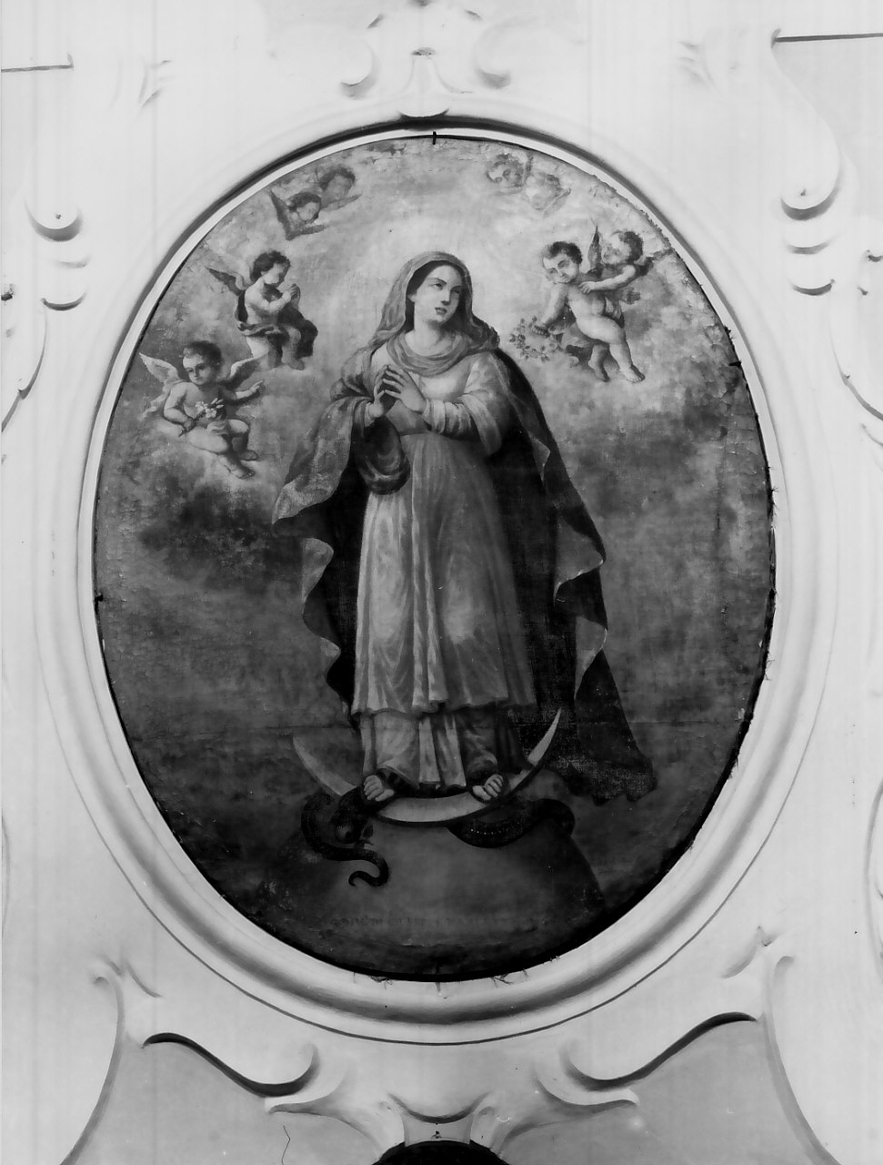 Immacolata Concezione (dipinto, opera isolata) - ambito calabrese (sec. XIX)