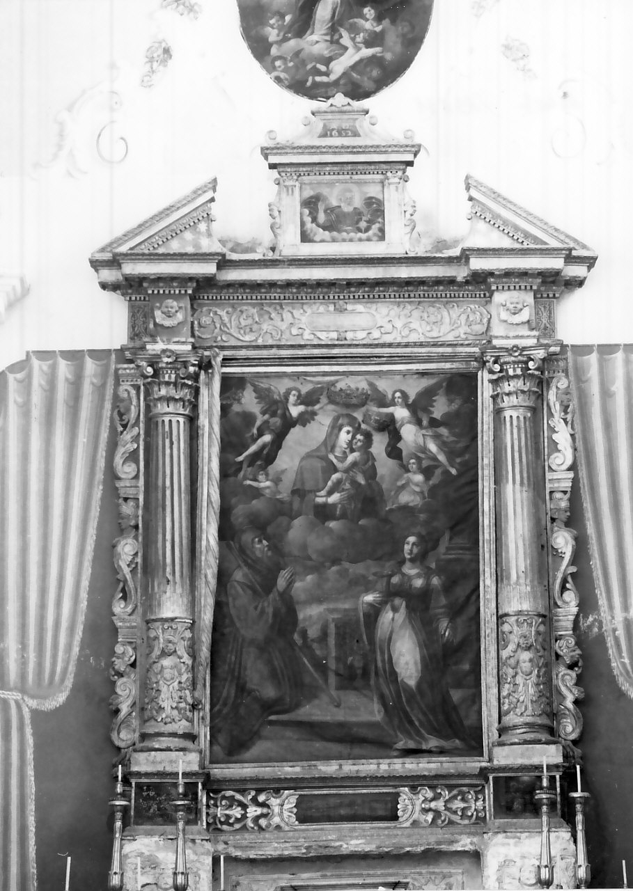 mostra d'altare, opera isolata - bottega calabrese (sec. XVII)