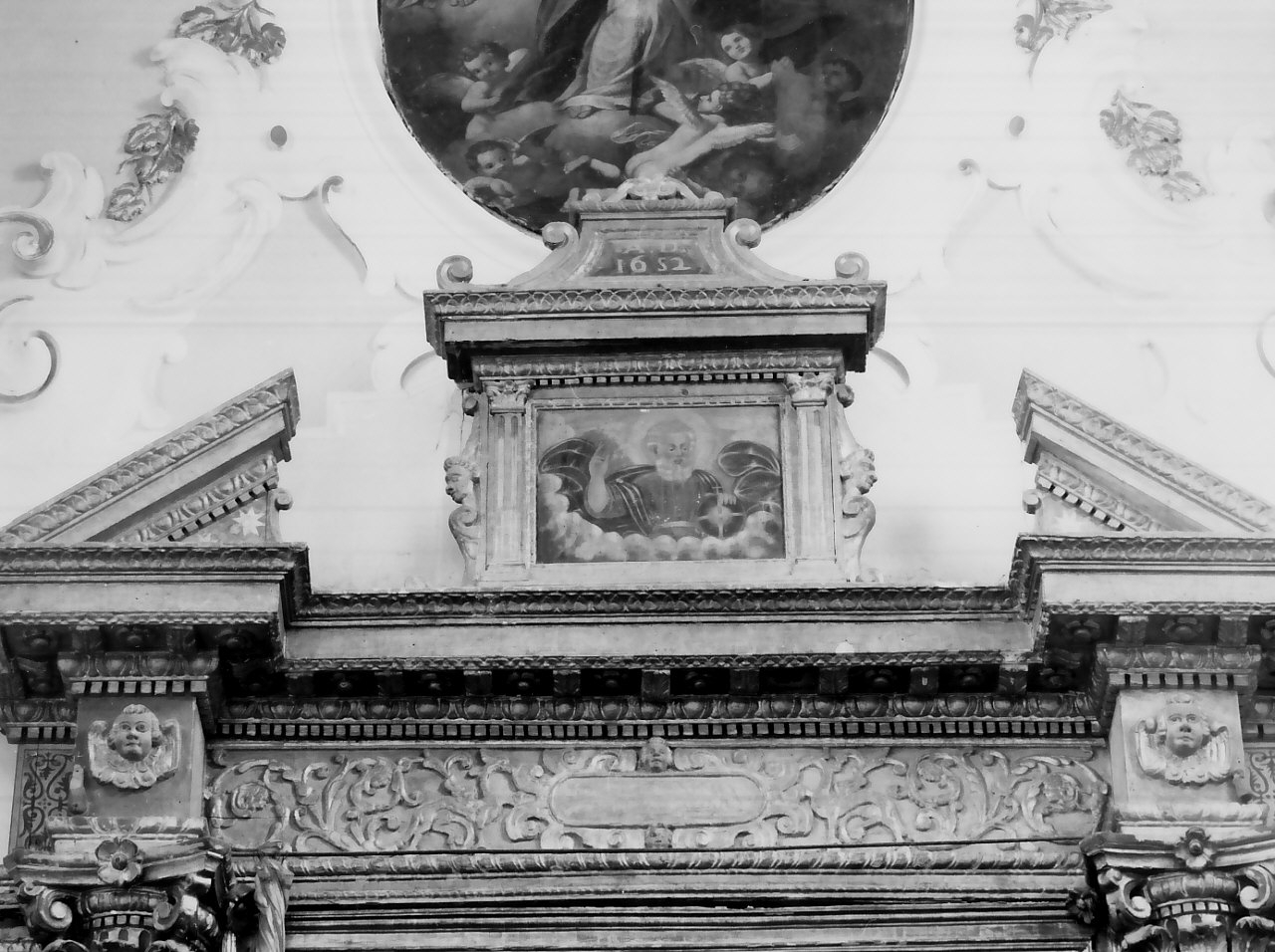 Dio Padre benedicente (dipinto, opera isolata) - ambito calabrese (sec. XIX)